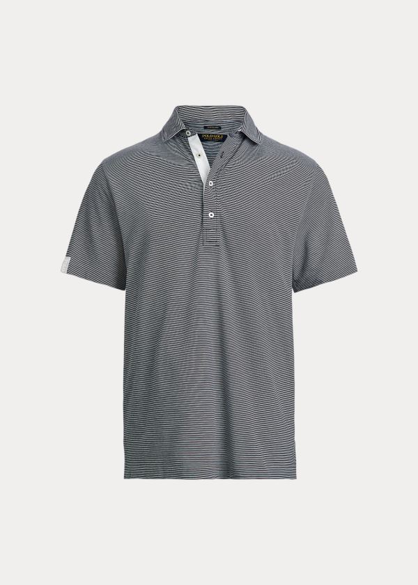 Ralph Lauren Classic Fit Stretch Lisle Polo Herre Danmark (XLOCF8156)